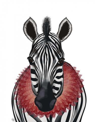 Zebra and Red Ruff
