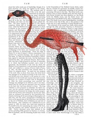 Flamingo with Kinky Boots