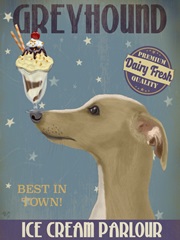 Greyhound, Tan, Ice Cream