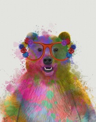 Rainbow Splash Bear