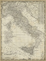 Antique Map of Italy