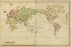 The World-on Mercator's Projection
