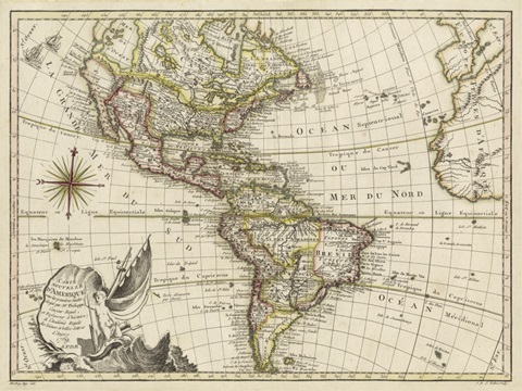 A New Map of America, 1769