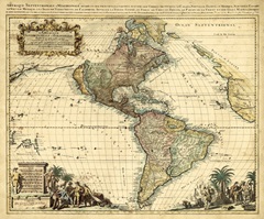Antique Map of America II