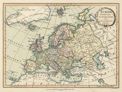 Historic Map of Europe