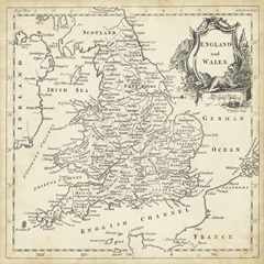 Map of England and Wales