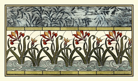 Stained Glass Flowers I