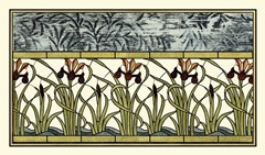 Stained Glass Flowers III