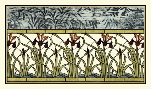 Stained Glass Flowers III