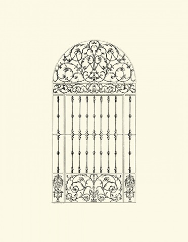 BandW Wrought Iron Gate III