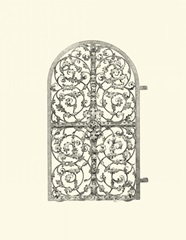 BandW Wrought Iron Gate VII