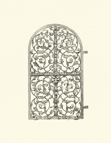 BandW Wrought Iron Gate VII