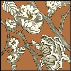 Butterscotch Chintz I