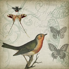 Cartouche and Wings I