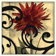 Dahlias and Scrolls II