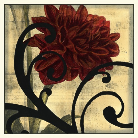 Dahlias and Scrolls III