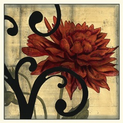 Dahlias and Scrolls IV