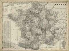 Antique Map of France