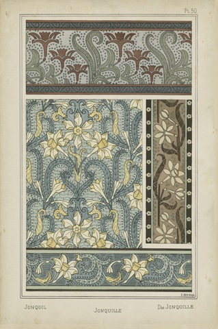 Nouveau Floral Design VI