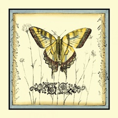 Butterfly and Wildflowers III