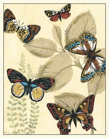 Graphic Butterflies in Nature I