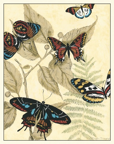 Graphic Butterflies in Nature II
