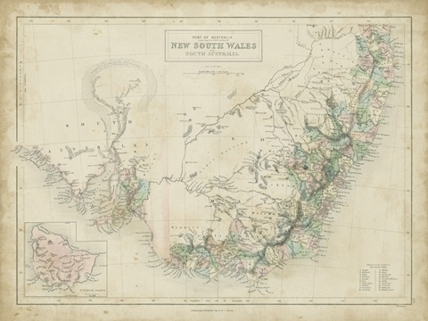 Map of New South Wales