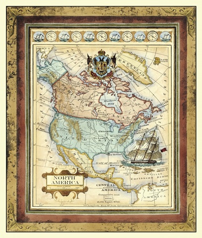 Map of North America
