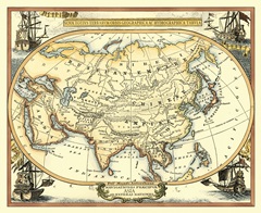 Nautical Map of Asia