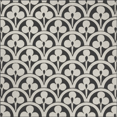 Black and Tan Tile I