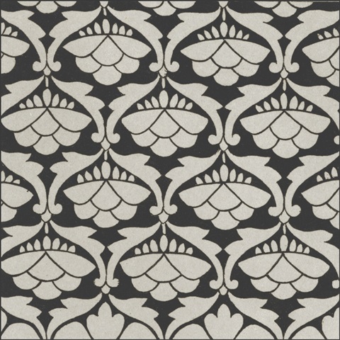Black and Tan Tile III