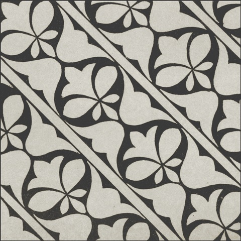 Black and Tan Tile IV