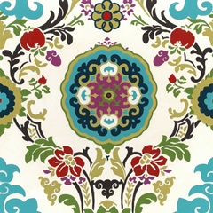 Jewel-tone Damask IV