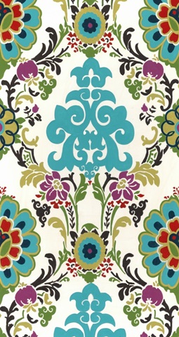 Jewel-tone Damask V