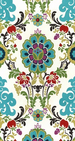 Jewel-tone Damask VI