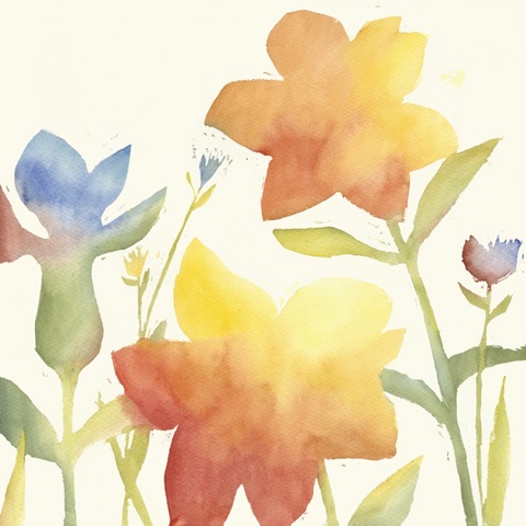 Aquarelle Floral I