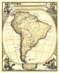 Nautical Map of South America