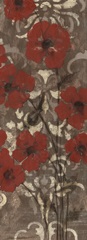 Poppies on Damask II