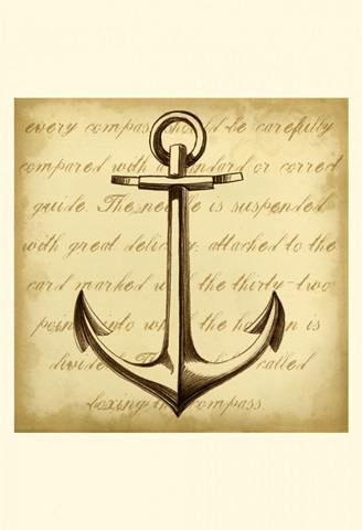 Sepia Captain's Anchor