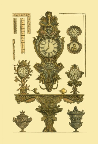 Antique Decorative Clock I