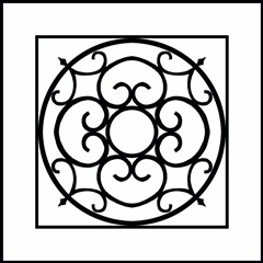 Black and White Ironwork II