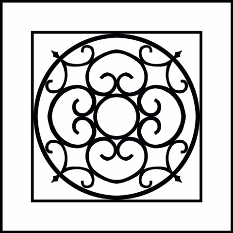 Black and White Ironwork II