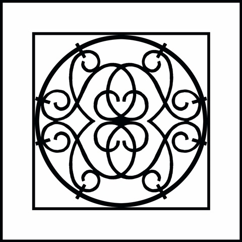 Black and White Ironwork III