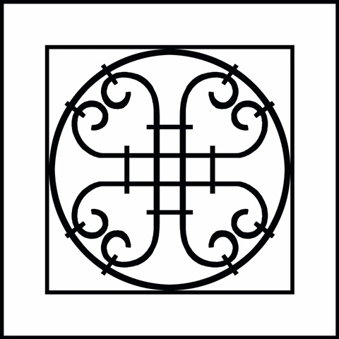 Black and White Ironwork IV