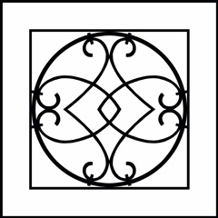 Black and White Ironwork VI