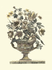 Flowers in an Urn I (Sepia)