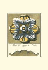 Blue and Yellow Rosette I