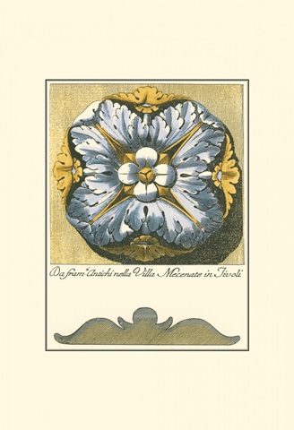 Blue and Yellow Rosette IV