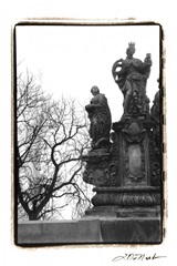 Charles Bridge in Morning Fog III