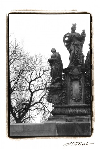 Charles Bridge in Morning Fog III